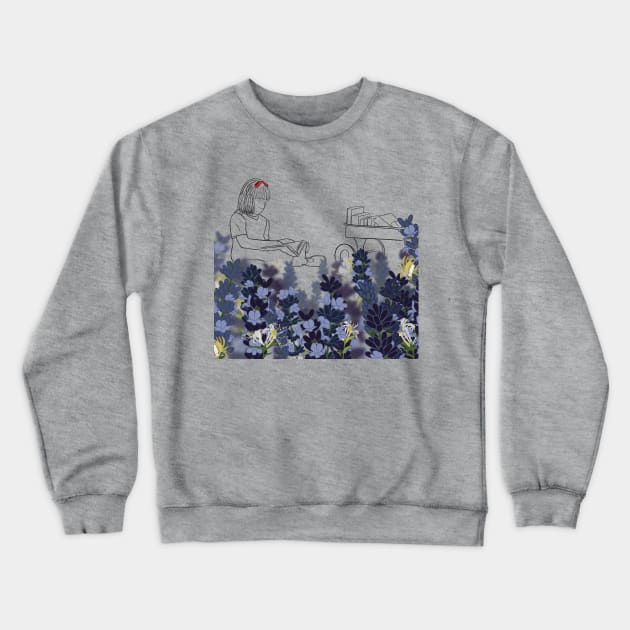 Matilda Lavender Crewneck Sweatshirt by Thelunarwoodco